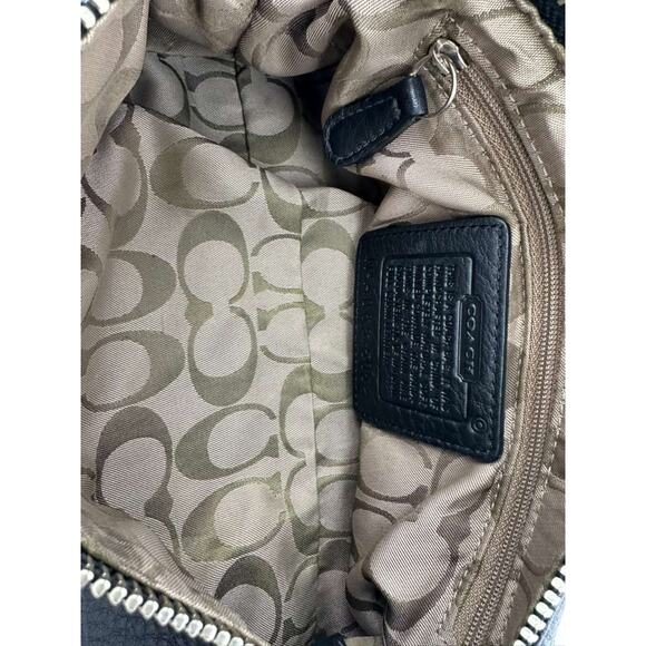 Coach Black Hamilton Leather Bag - Picture 6 of 7